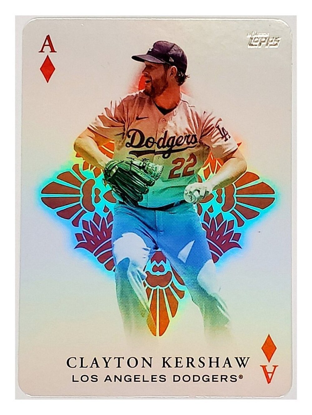 CLAYTON KERSHAW "ALL ACES" 2023 TOPPS #AA-7, LOS ANGELES DODGERS, MVP!